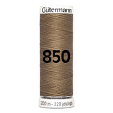 Gutermann garen | 200m | 850 donkerbeige naaigaren GM - 200 - 850 - DONKERBEIGE 4008015034245